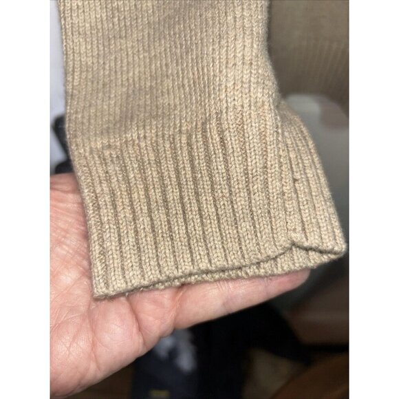 POLO RALPH LAUREN 1/4 ZIP PULLOVER SWEATER OATMEAL MENS XXL NEW - Picture 6 of 11